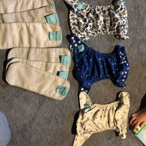 Charlie banana os hearts dots cloth diapers insert